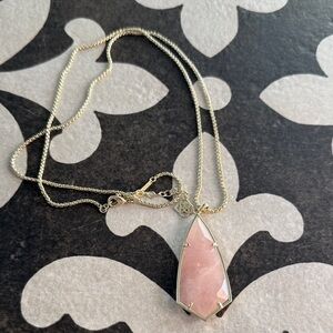 Kendra Scott Blush Pink Pendant Necklace